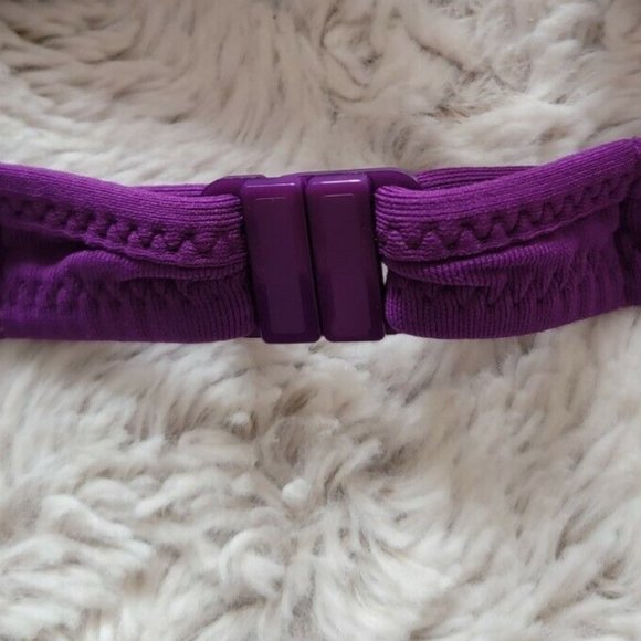 NWT Studio La Perla Padded Underwire Strap Push Up Bikini Top Purple 10 - Picture 3 of 5